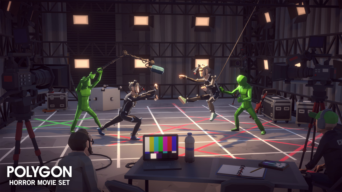 POLYGON - Horror Movie Set - Low Poly 3D Art by Synty