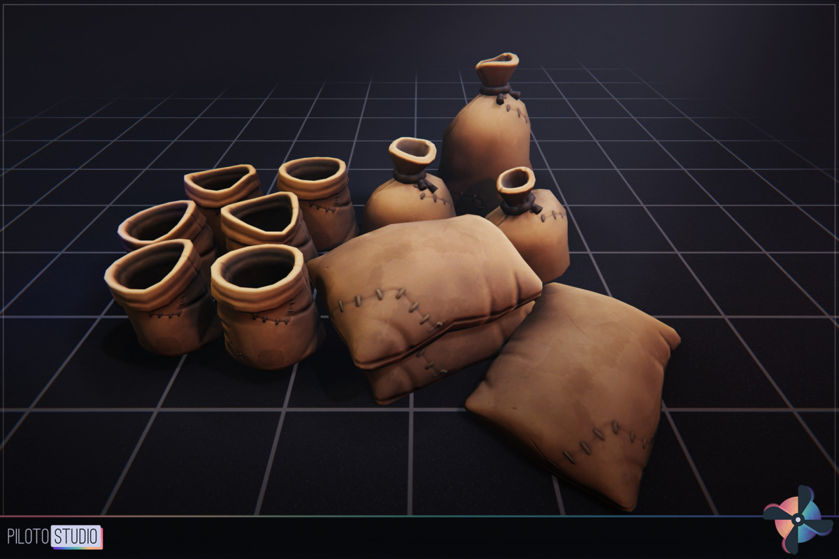 Mega Stylized PBR Environment Pack +500 Assets - Modular Houses, Water Shader