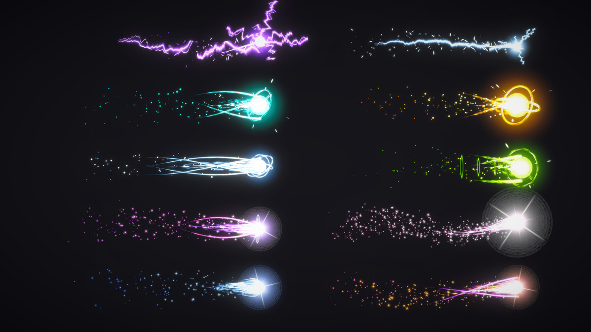 ProjectileFX – 60 Stylized Spell