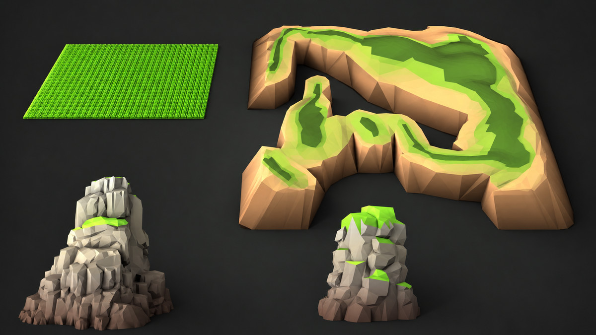 Tropical Island & Underwater Environment - Mini World Studio