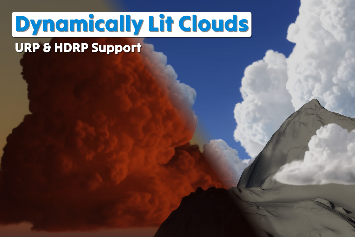 Six-Way Lit Clouds - Pack 01