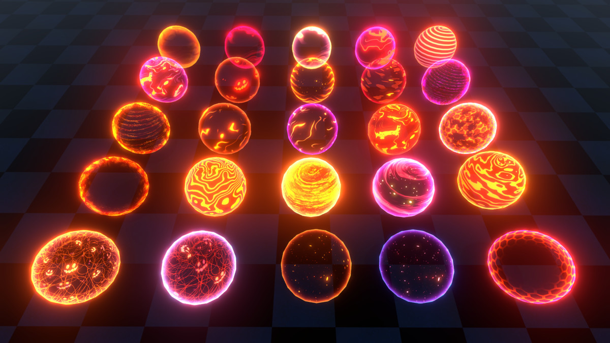 Hologram Shaders 3 in 1 (Fire, Shield, Frozen)