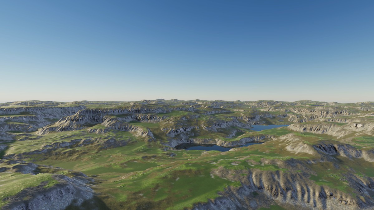 Procedural Terraces & Lava 8K - 36 Terrains