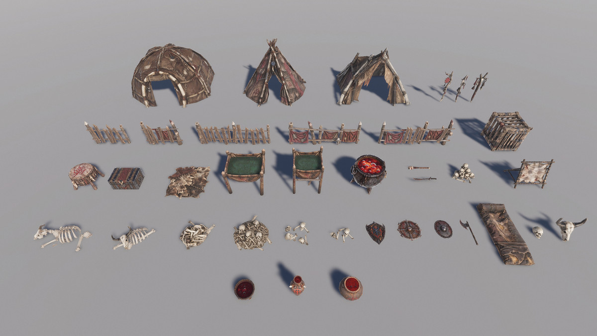 Dark Fantasy Bandit Camp & Wilderness