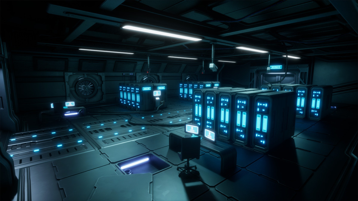 Sci-Fi Server room