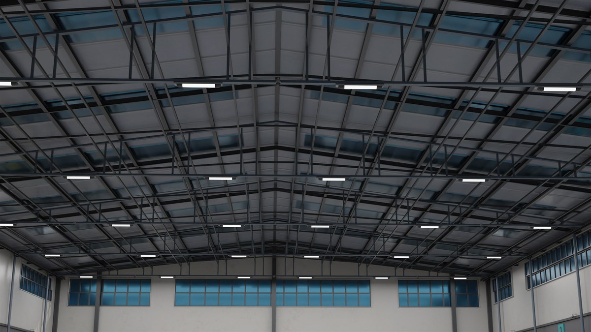 Logistic Cargo Warehouse Interior and Exterior URP HDRP Textures