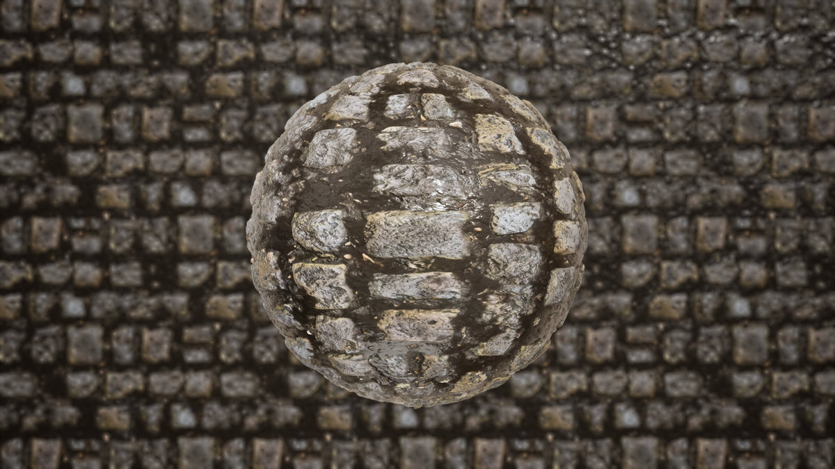 Realistic Materials - Cobblestone 1
