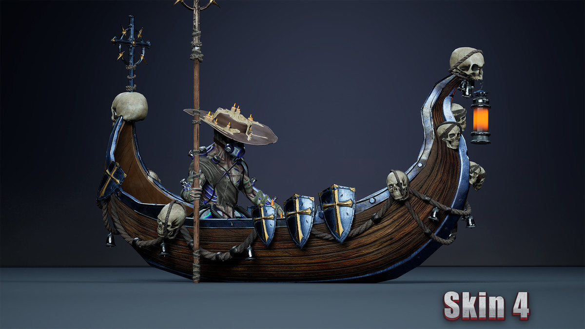 Fantasy Cyborg Boatman