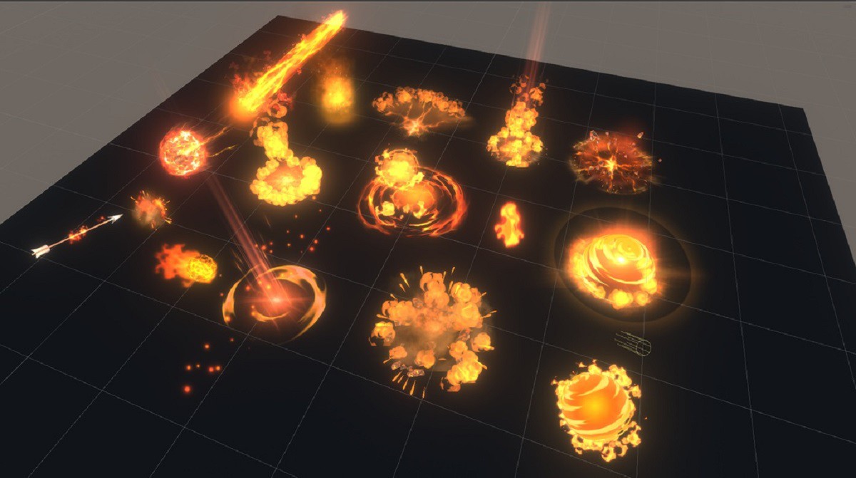 Game VFX - FireSkill Collection(Built-in)