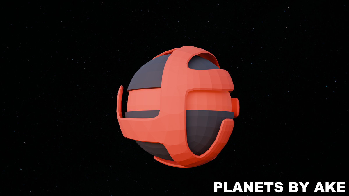 Low Poly Planets by Ake