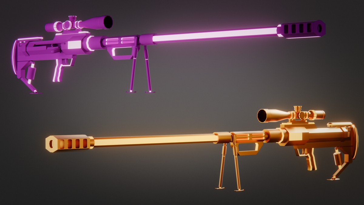 Weapon Sci-fi Glow Skins Pack — 345 Variations