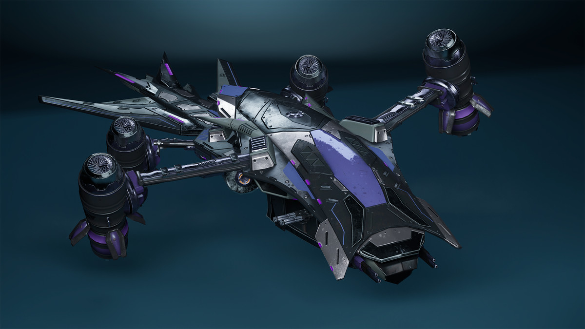 Sci-Fi Transport - Military Airplane