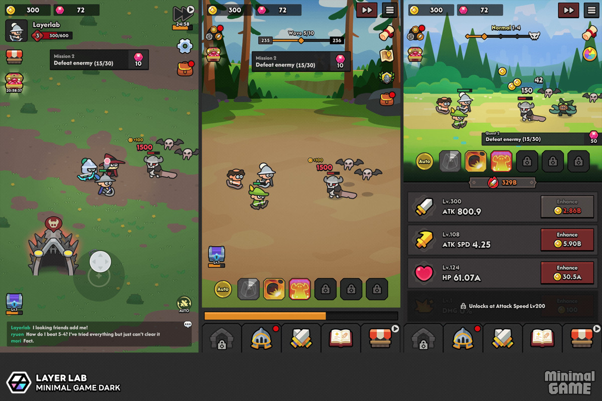 GUI Pro - Minimal Game Dark