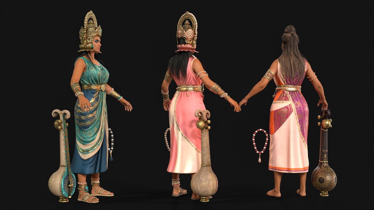 Indian Goddess Saraswati