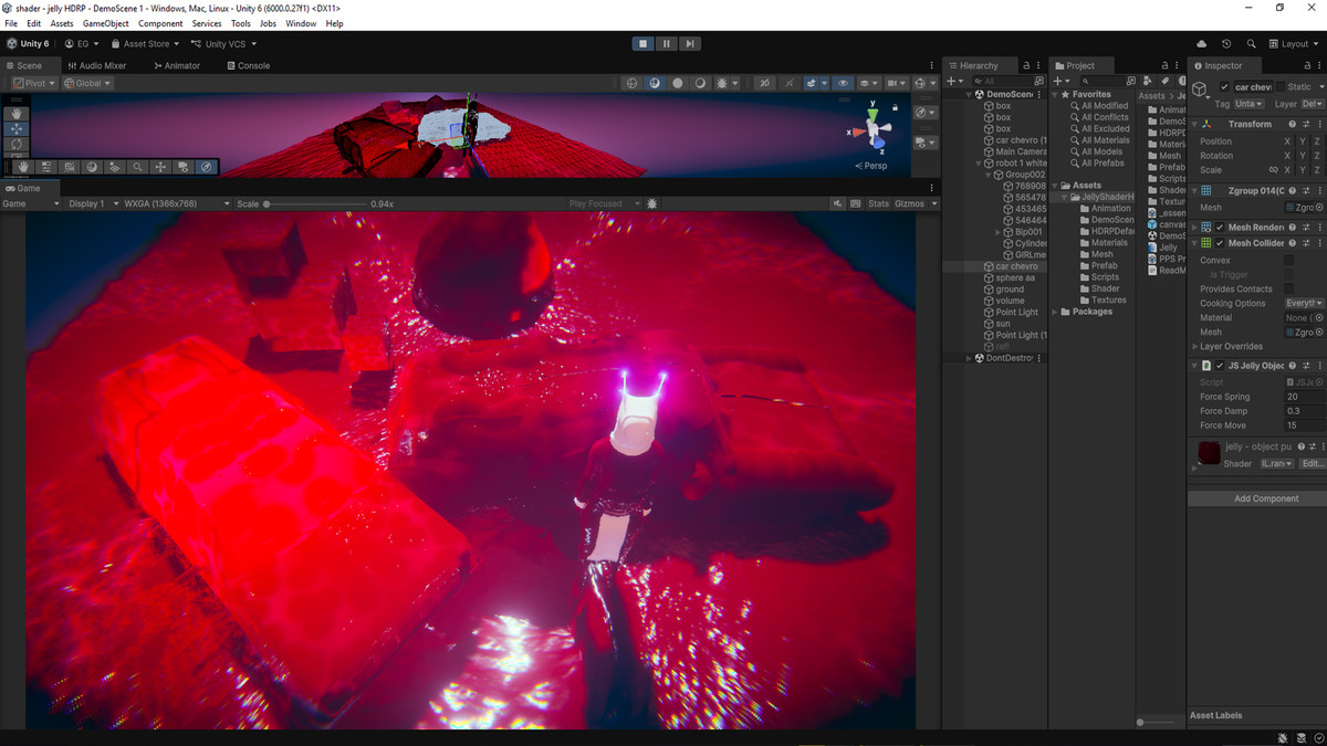 Jelly shader (URP, HDRP)