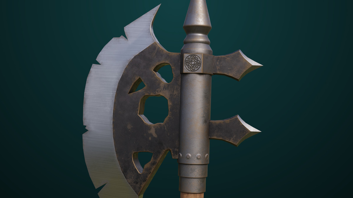 Battle Axe 16 URP HDRP Textures