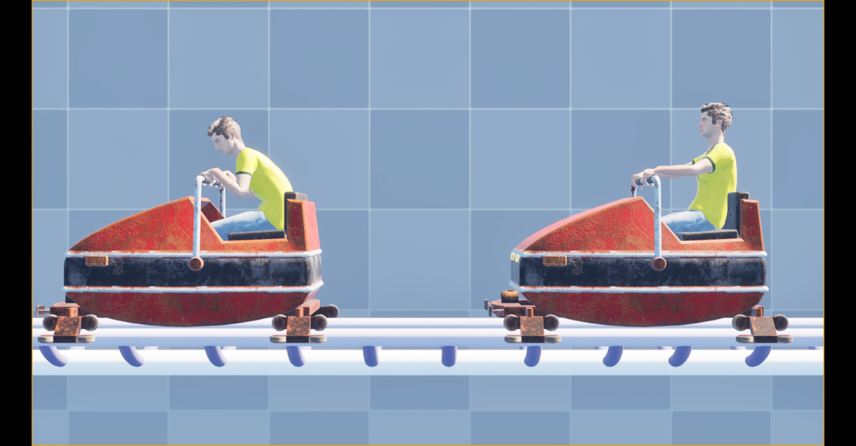 Roller Coaster NPC Animation