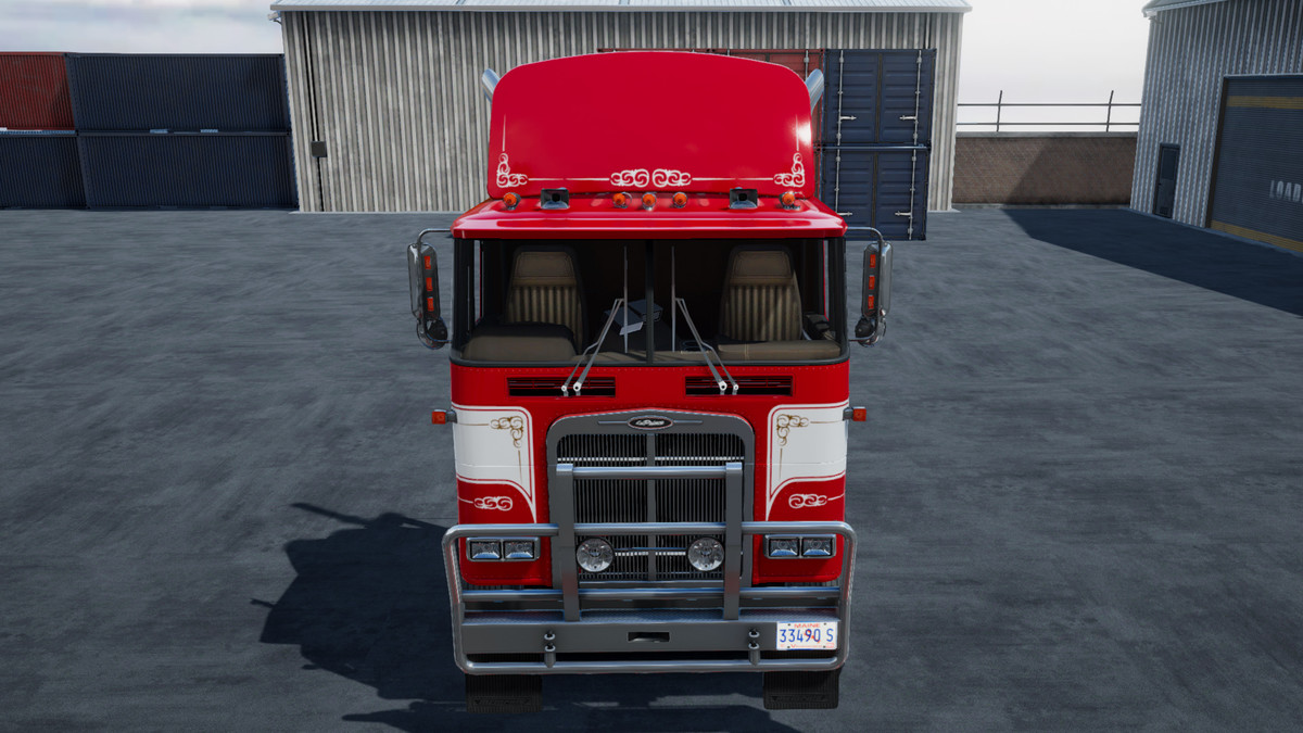 Cabover truck with fuel trailer