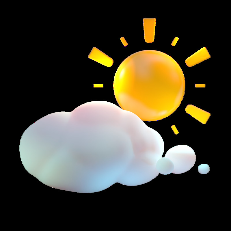 Stylized Cartoon Clouds and Weather Icons Pack (111 2K PNG Textures with Alpha)