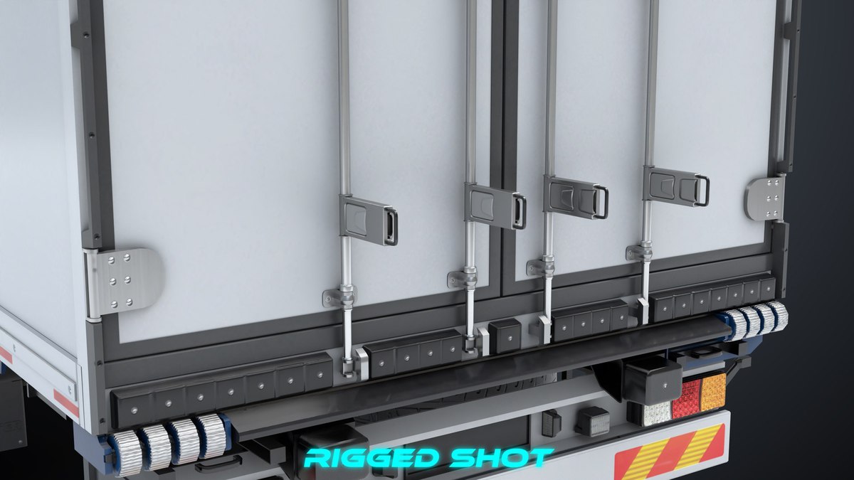 Refrigerator Trailer 05 URP HDRP Textures