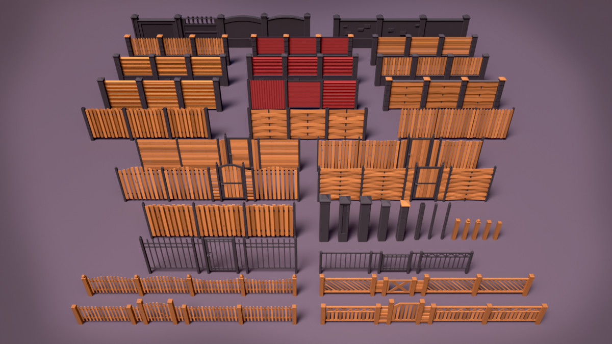 Modern Fence Pack – BoznaWhat