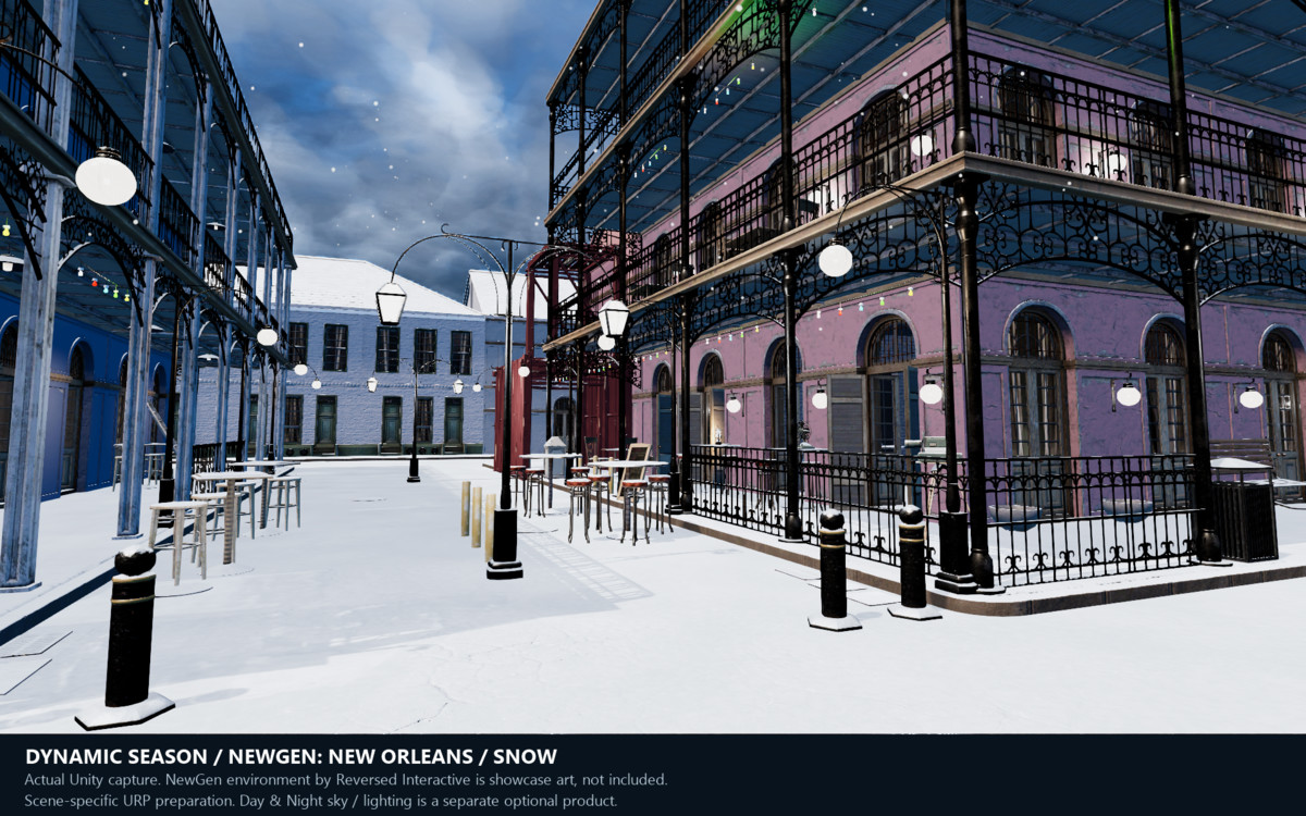 Celestial Cycle: Dynamic Season – URP Snow, Rain & Footprints