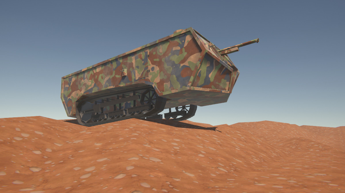 WW1 Lowpoly Tank Asset Pack