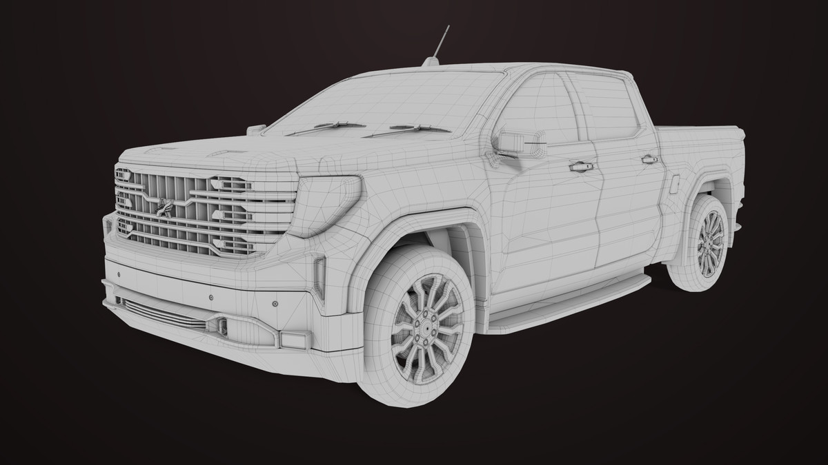 Pickup Truck 02 Red Dusty URP HDRP Textures