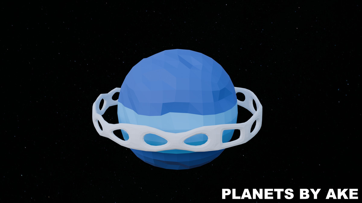 Low Poly Planets by Ake