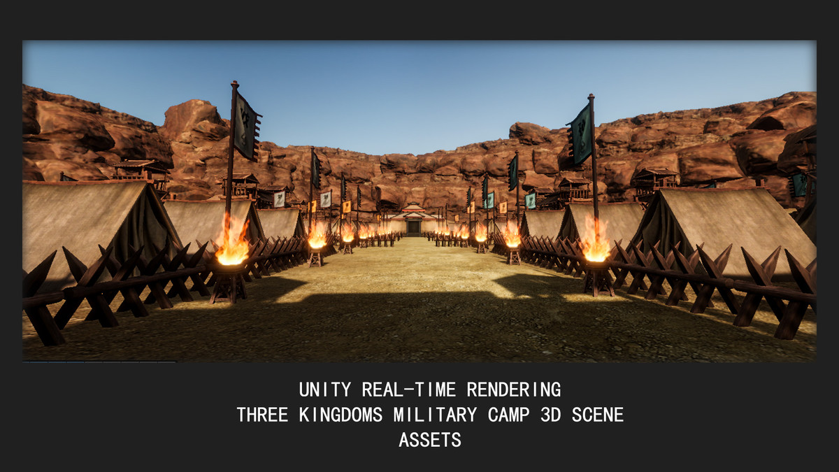 Three Kingdoms Military camp