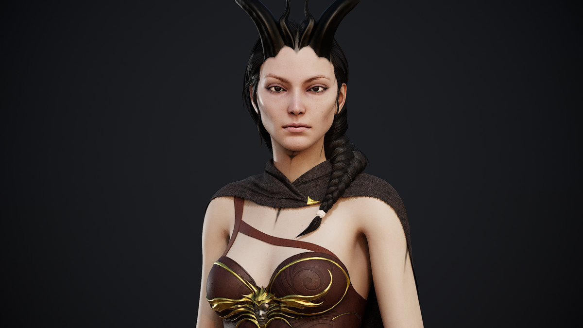 Fantasy Demones Archer