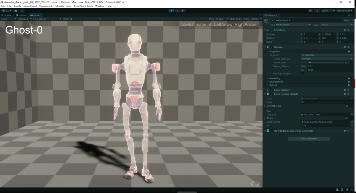 Character Shader Pack 3.0 - HDRP