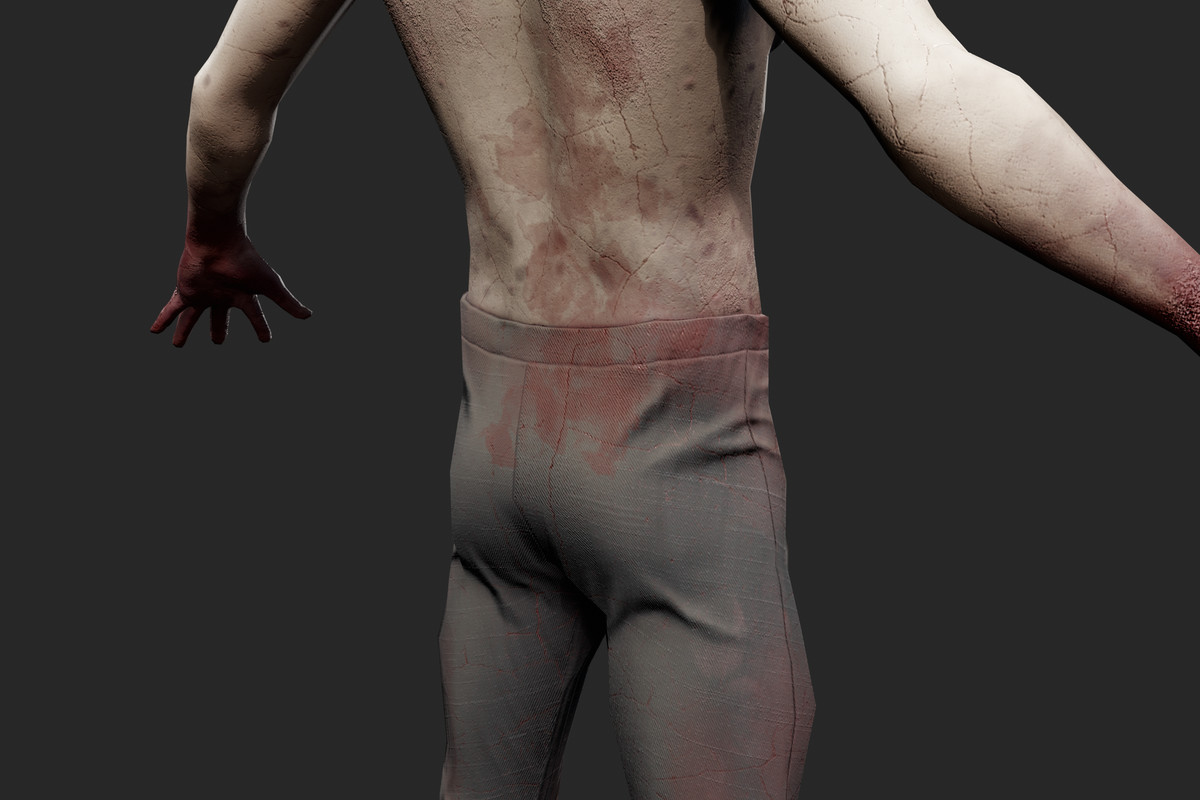3D Zombie Undead Character
