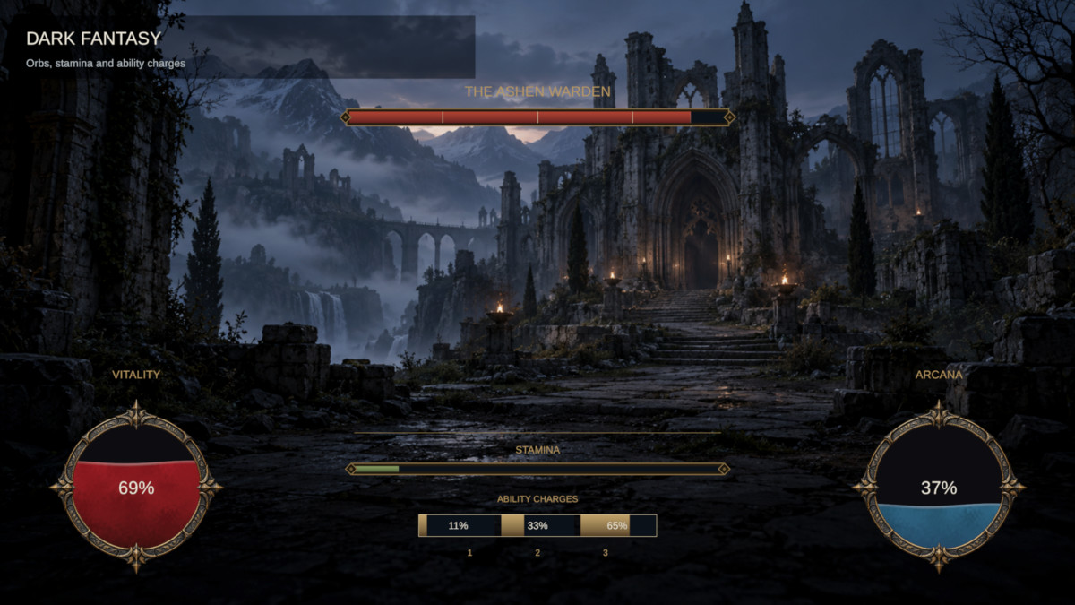 Modular Health Bars & UI Meters