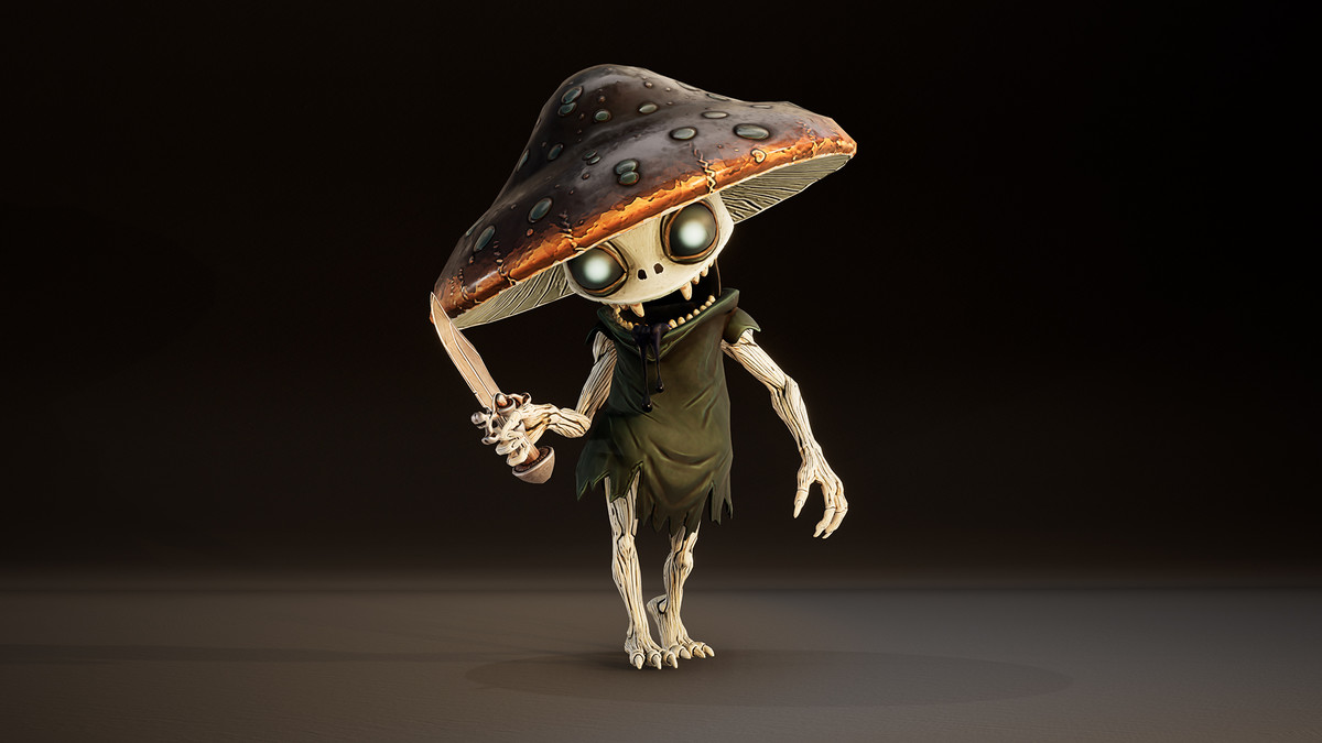Stylized Mushroom Character Pack – Rigged Game Ready Fantasy Characters