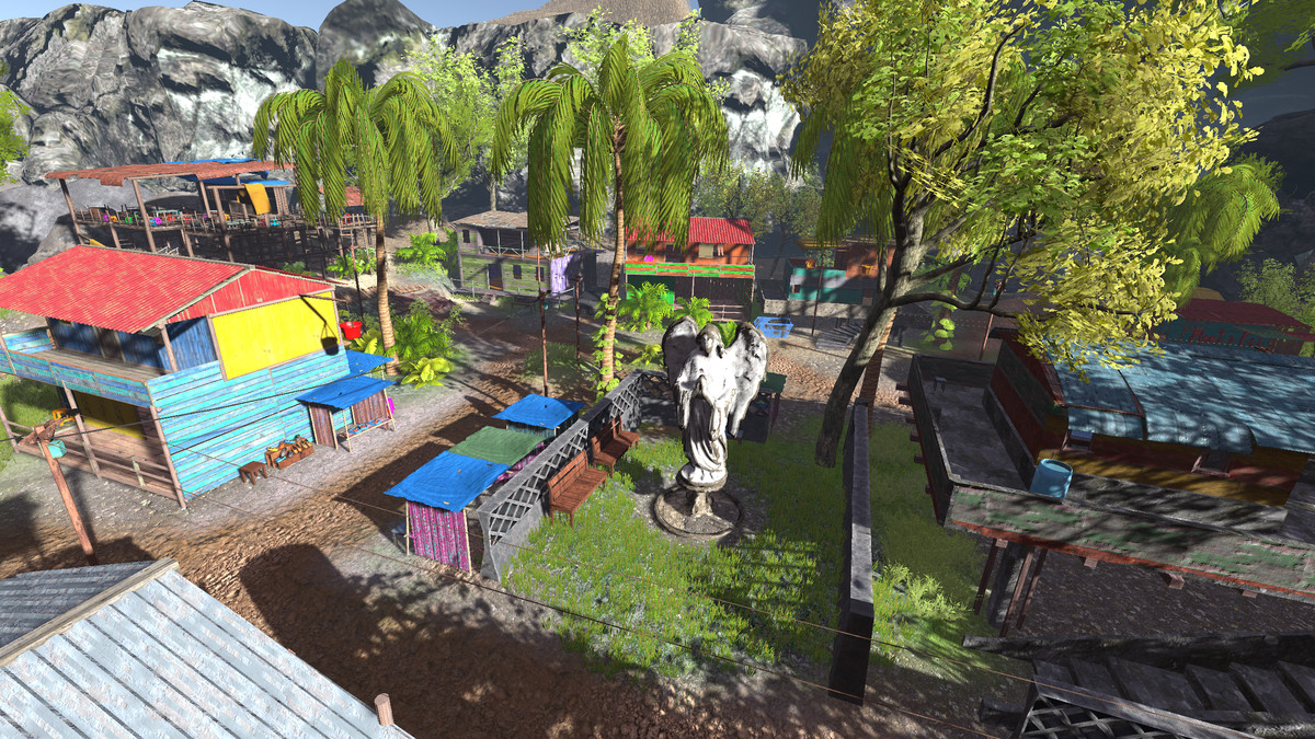 South Pacific Island - Map