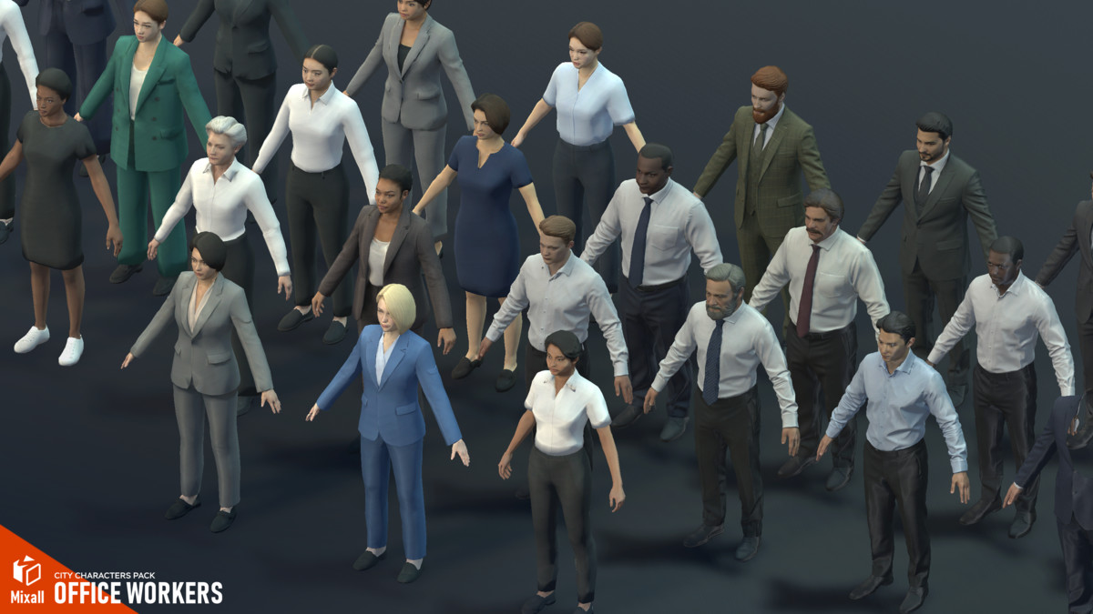 Office workers - city characters pack