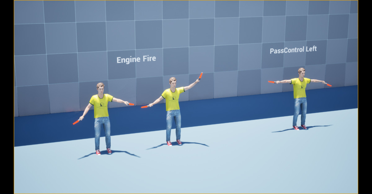 Aircraft Marshalling Animation