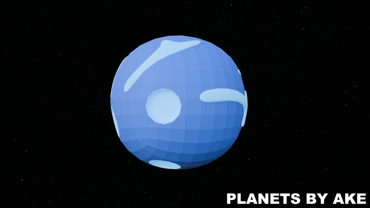 Low Poly Planets by Ake