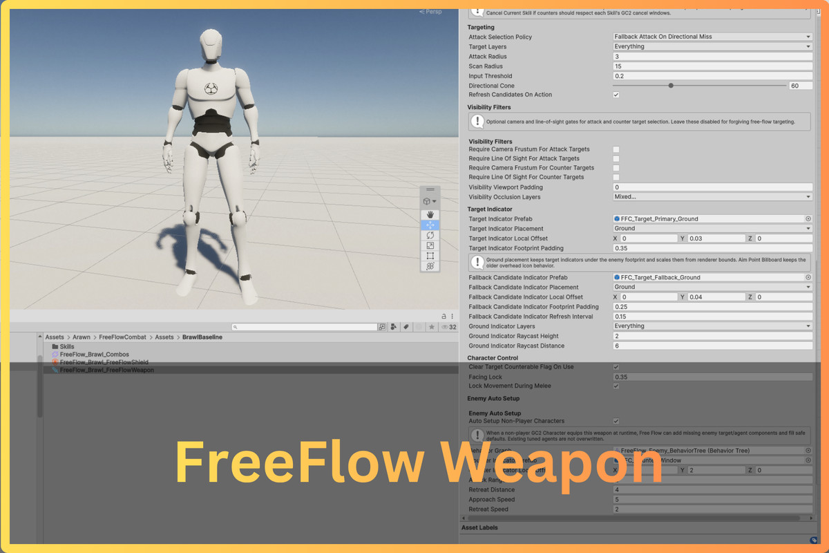 Free Flow Combat for Game Creator 2