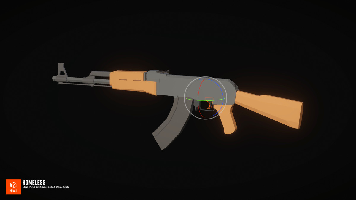 Homeless - Low Poly Characters & Weapons