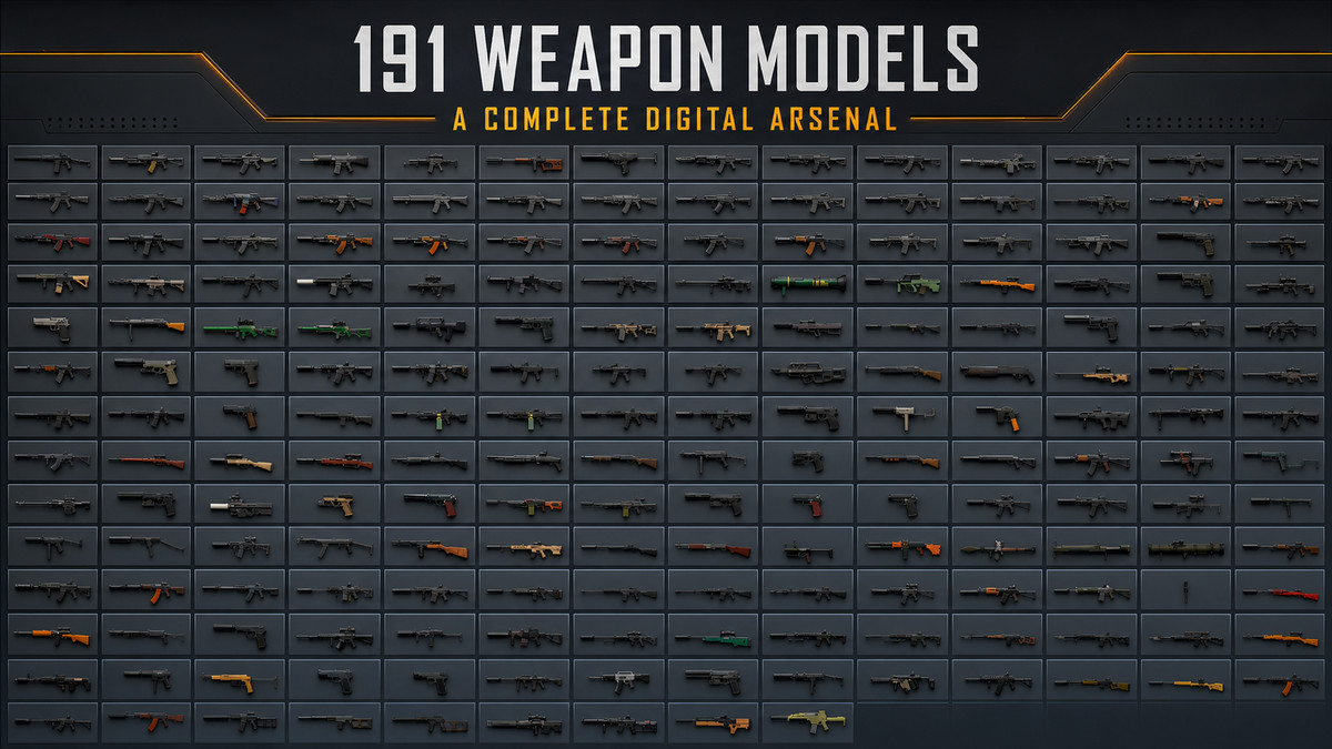 ArmoryCore: Low Poly Weapon System