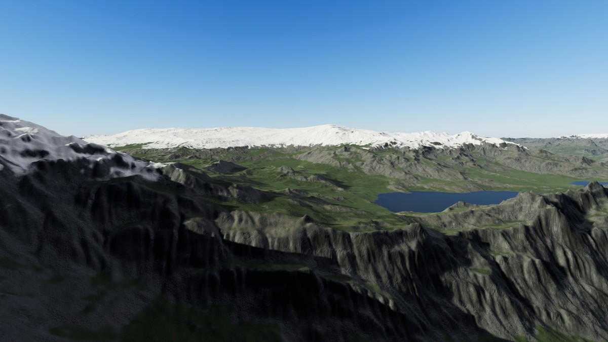 Procedural Ridged Mountains 8K & 4K - 54 Terrains