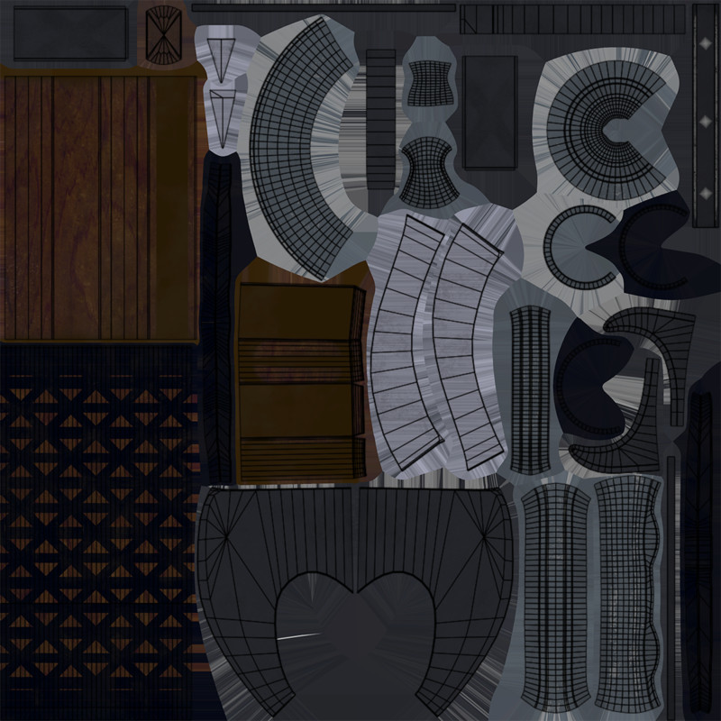 2 Battle Axe Collection URP HDRP Textures