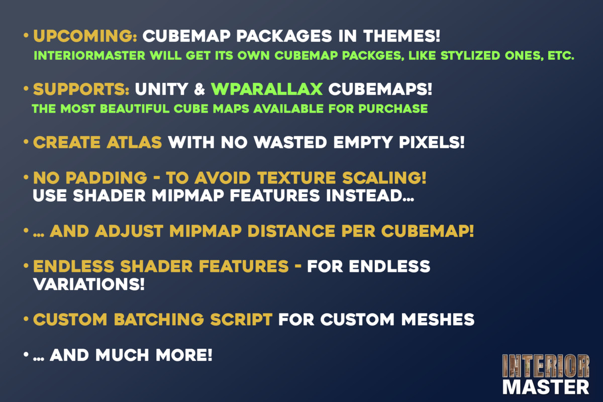 Interior Master - Atlas/Shader-Parallax Solution - for Unity6/URP