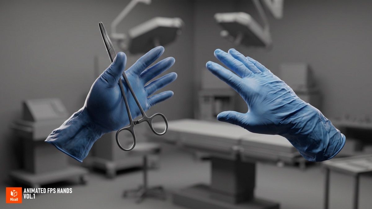 Animated FPS Hands Vol.1