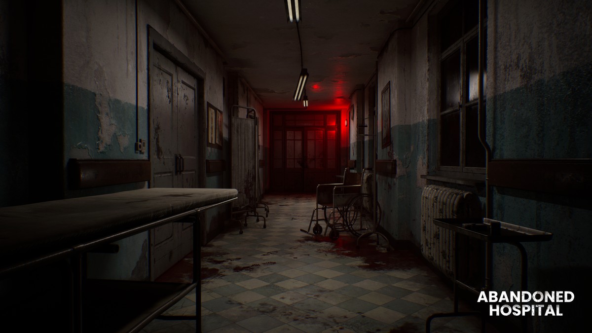 Abandoned Hospital Corridor