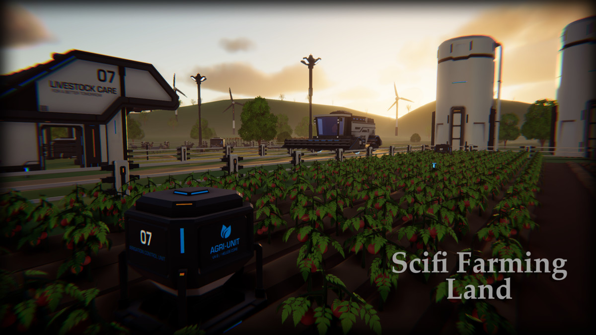 Scifi Farming Land - By Yorakeys