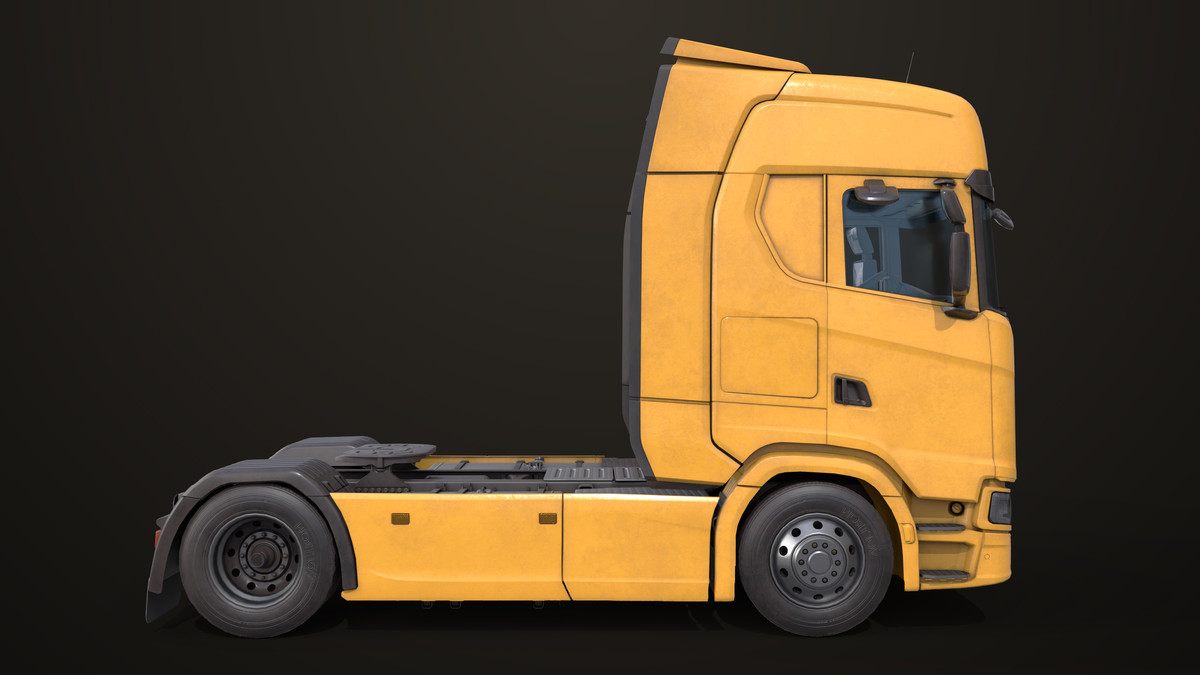 Chassis 06 Yellow URP HDRP Textures