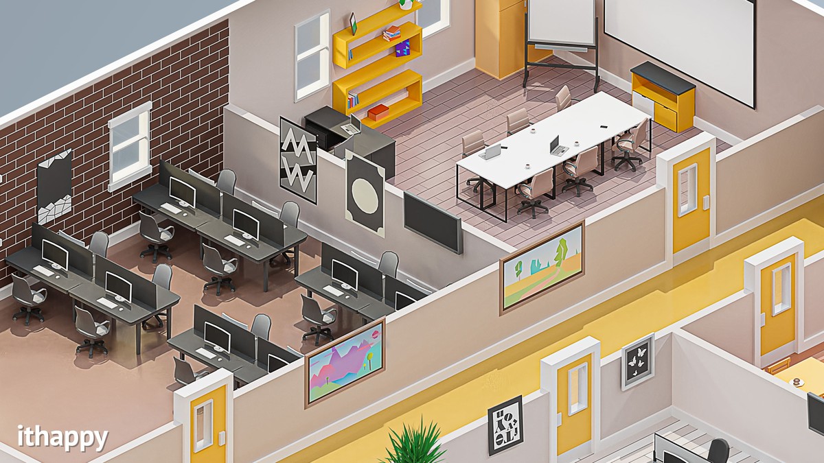 Office 2 - Low Poly 3D Models Pack